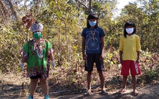 Indígenas Xavante de Barra do Garças se prevenindo contra o novo coronavírus (covid-19)