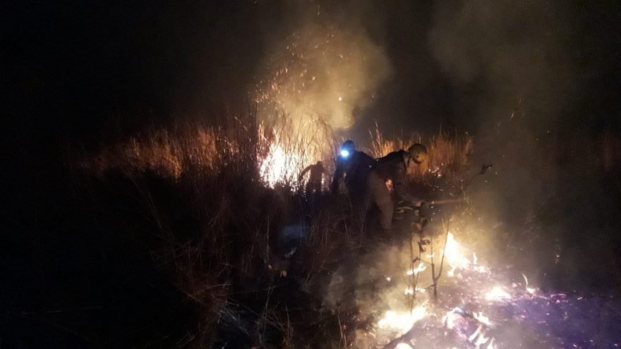 Incêndio no parque nacional da Chapa dos Veadeiros